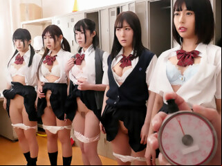 Stop the Time at School Part 2 - TMAVR asian cheerleader japanese